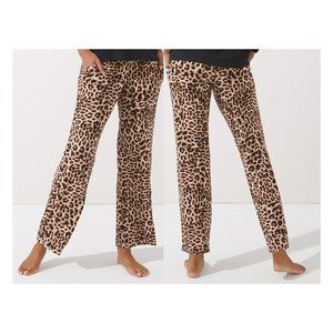 Soma Cool Nights Leopard Print Pajama Pant, L